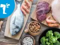 Zdrowa dieta na RZS: ryby, mięso, orzechy, fasola, brokuły. Jadłospis bogaty w białko i składniki odżywcze.