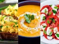 Jajecznica na grzance, kremowa zupa dyniowa i sałatka caprese – idealne przepisy na dieta na jelito drażliwe.